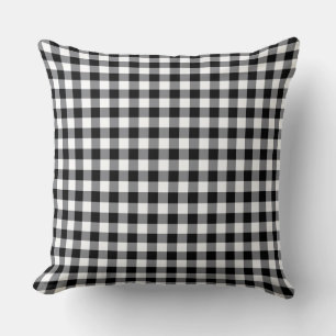 Throw Pillow Gingham Plaid