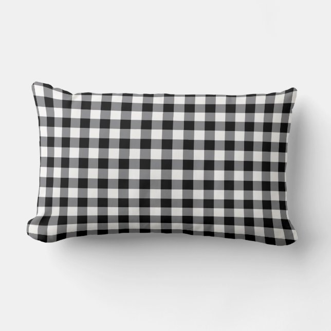 Throw Pillow Gingham Plaid (Front)