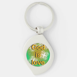 Throw Pillow god is love  Keychain