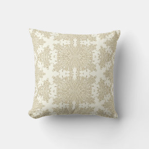 Throw Pillow Gold Design Abstract