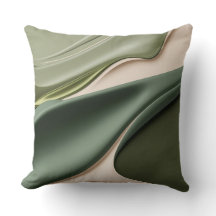 Throw pillow in stylish abstract graphic