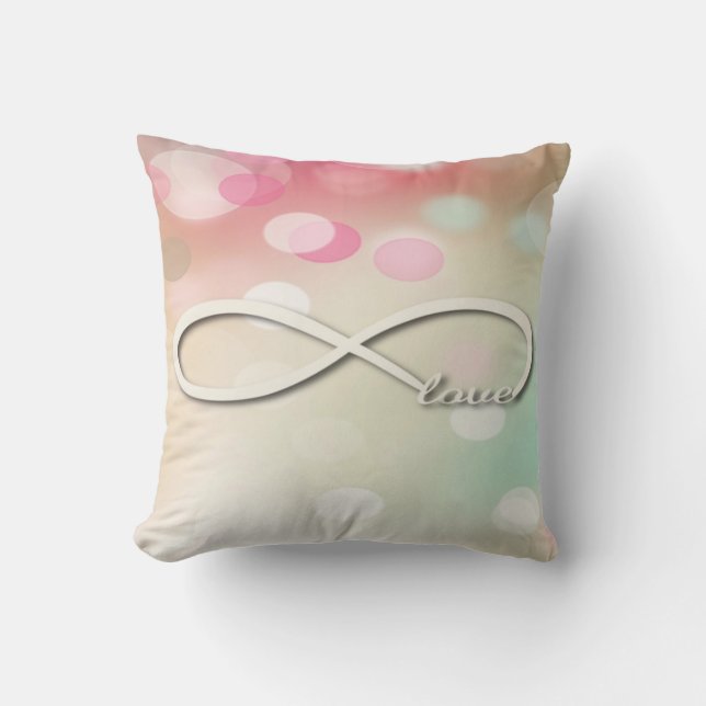 Throw Pillow/Infinity and Love Pillow (Front)