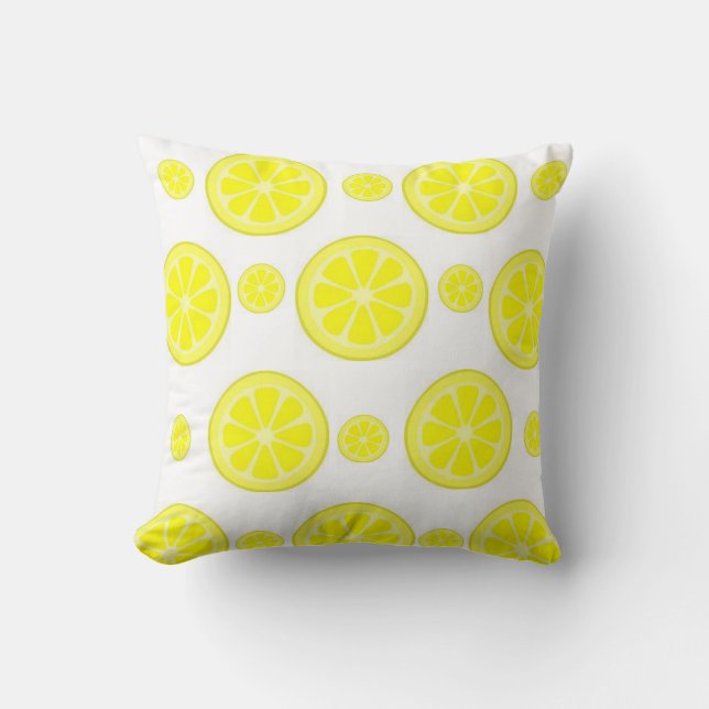 Throw Pillow Lemon (Front)
