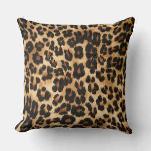 Throw Pillow Leopard