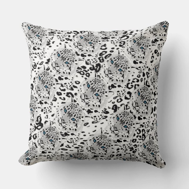 Throw Pillow/Leopard Pillow (Front)