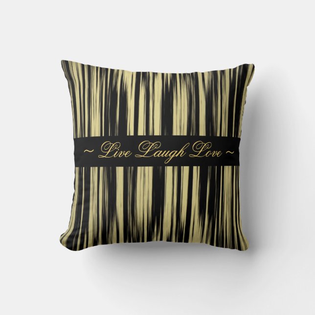 Throw Pillow/Live Laugh Love Pillow (Front)