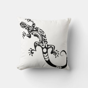 Throw Pillow-Lizard Pillow