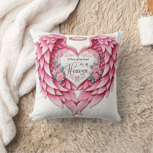 Throw Pillow, Memorial Pillow, Heaven, Mom, Angel Pillow
