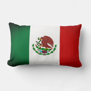 Throw Pillow of Mexican Flag