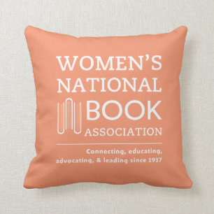 throw pillow orange wnba logo