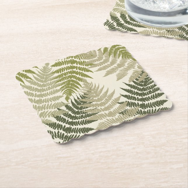 Throw Pillow Paper Coaster (Angled)