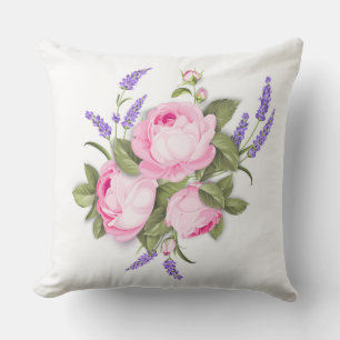 Throw Pillow Peony Outdoor Pillow