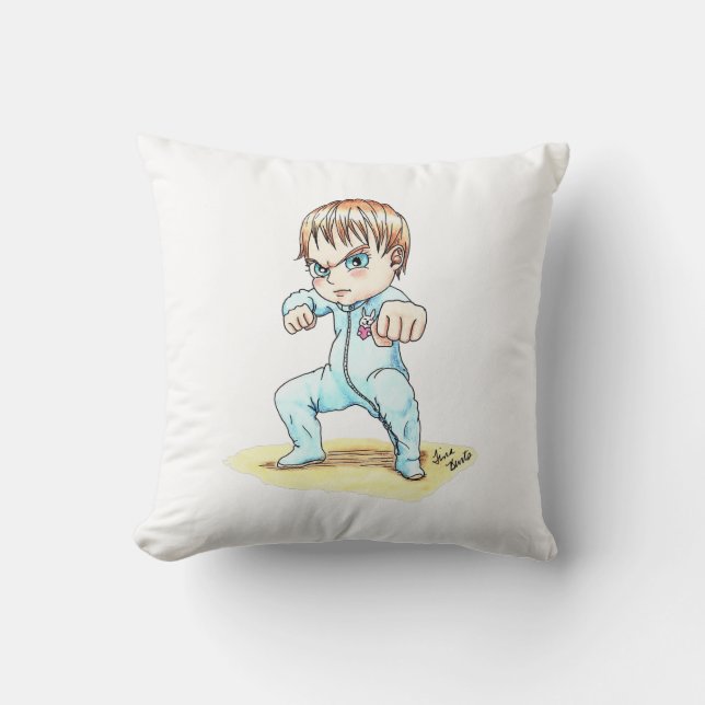 Throw Pillow - Pillow Fight Pillow Fight Pillow (Front)