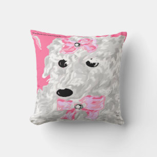 Throw Pillow / Poodle