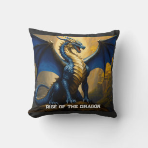 Throw Pillow Rise of The Dragon