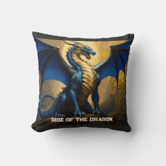 Throw Pillow Rise of The Dragon