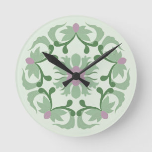 Throw Pillow Round Clock