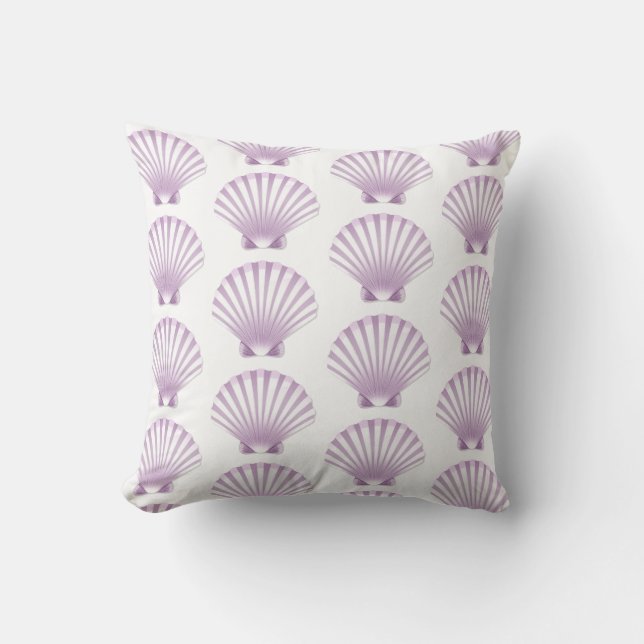 Throw Pillow-Sea Shell Pillow (Front)