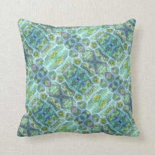 Throw Pillow - Sea Turtle #2 Abstract