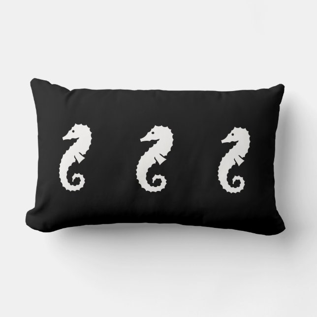 Throw Pillow Seahorses (Front)
