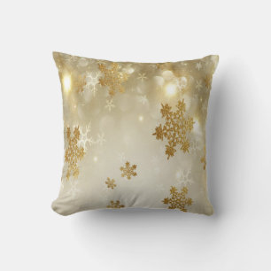 Throw Pillow/Snow Flakes Pillow