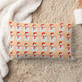 Throw Pillow Snowman Christmas Gift