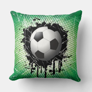 Throw Pillow-Soccer Pillow