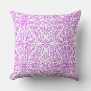Throw Pillow Soft Pink Dream Mandala pattern