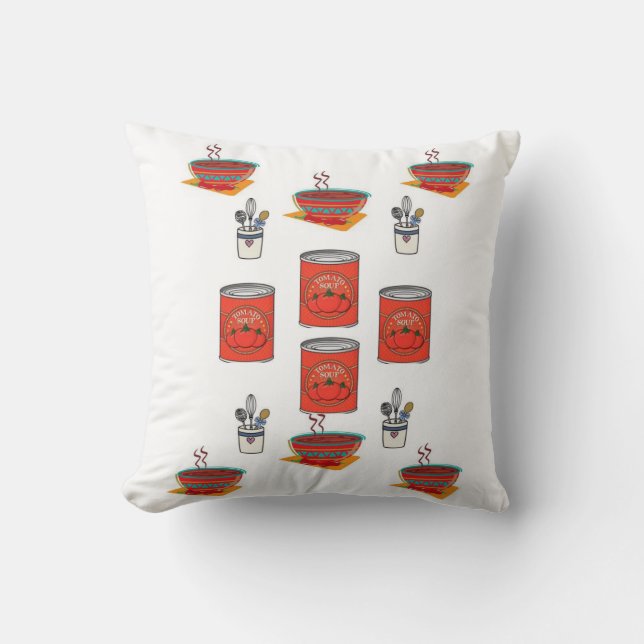 Throw Pillow Soup (Front)