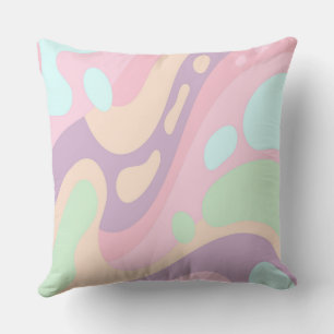 Throw Pillow Spring Pastel