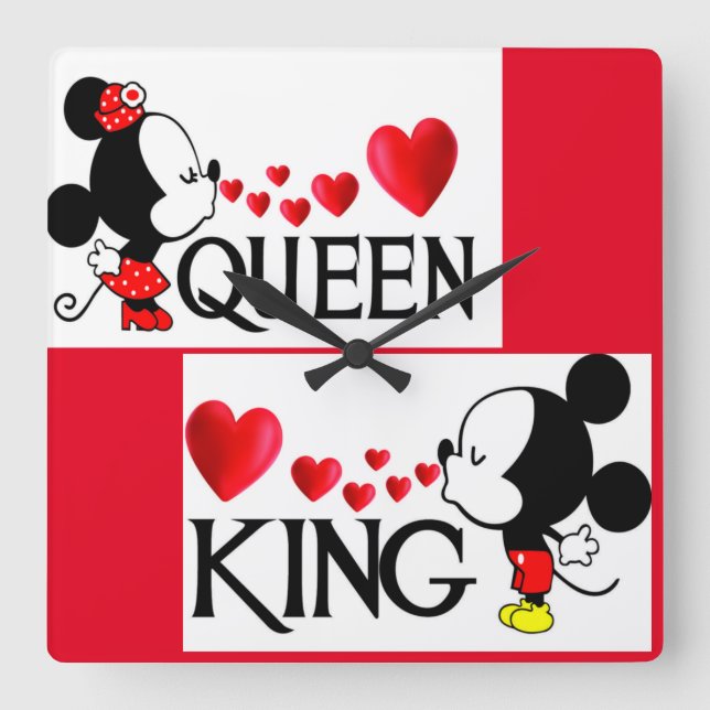 Throw Pillow Square Wall Clock (Front)