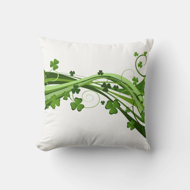 Throw Pillow-St. Patrick's Day Pillow (Front)