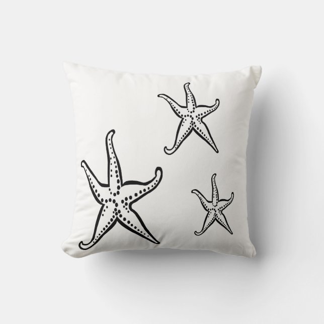 Throw Pillow-Starfish Pillow (Front)
