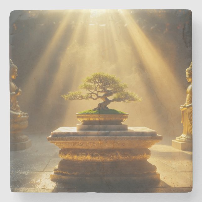 Throw Pillow Stone Coaster (Front)