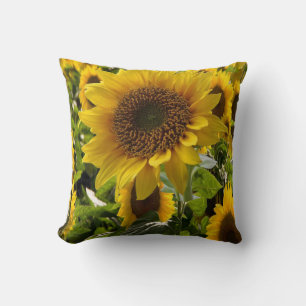 Throw Pillow Sunflower