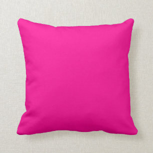 Throw Pillow, Throw Pillow 16" x 16", Bright Pink