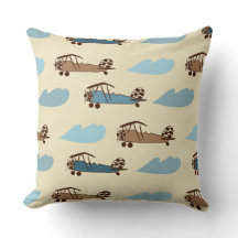 Throw Pillow Toy Airplane 2