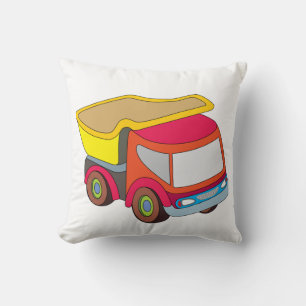 Throw Pillow/Toy Dump Truck Pillow