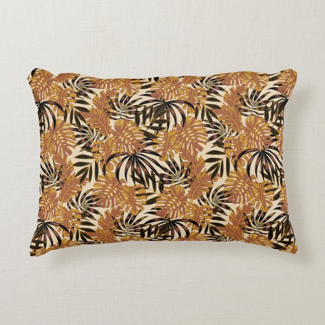 Throw Pillow Tropical Palms (Front)