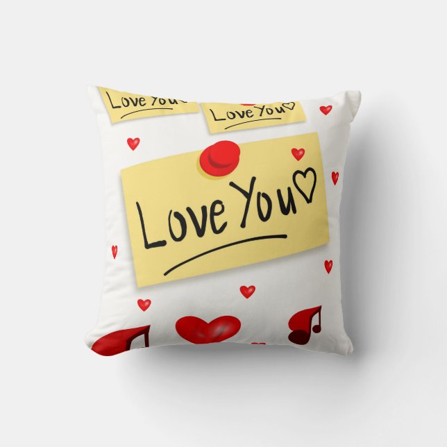 Throw Pillow Valentine's Day (Front)