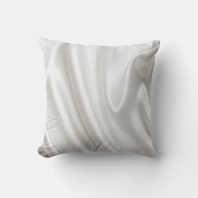 Throw Pillow White Sheer (Front)