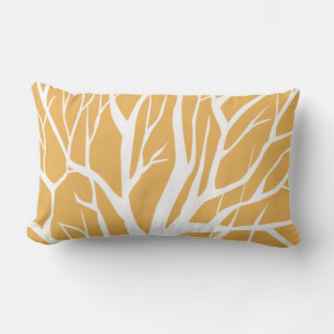 Throw Pillow-Winter Tree Lumbar Pillow