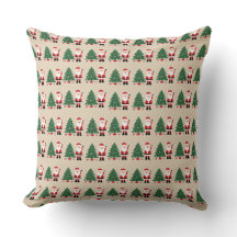  Throw Pillow With Christmas Decoration 