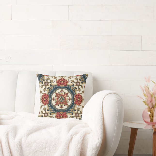  Throw Pillow with geometric images (Couch)