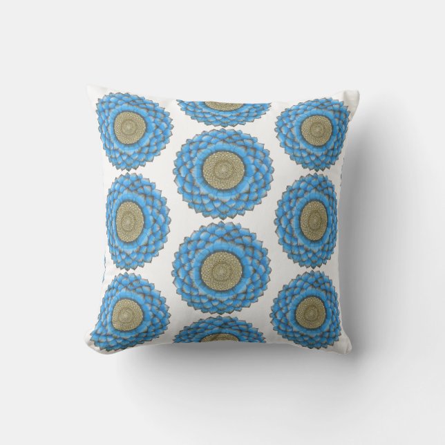 Throw Pillow with Mandala design (Front)