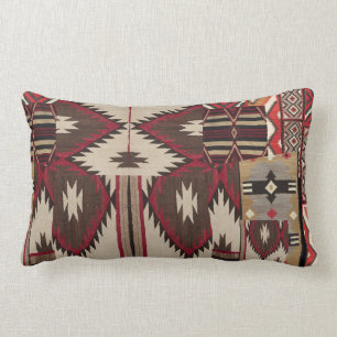 throw pillow with navajo motif