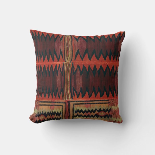 throw pillow with tribal design (Front)