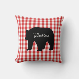 Throw Pillow-Yellowstone Bear Pillow