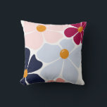 Throw pillows<br><div class="desc">Bring a sense of calm and effortless style to your space with this modern floral throw pillow. Designed with soft colors and abstract floral shapes, it adds a gentle, contemporary touch to sofas, beds, and cozy corners. The balanced palette and minimal aesthetic make this pillow easy to mix with neutral...</div>