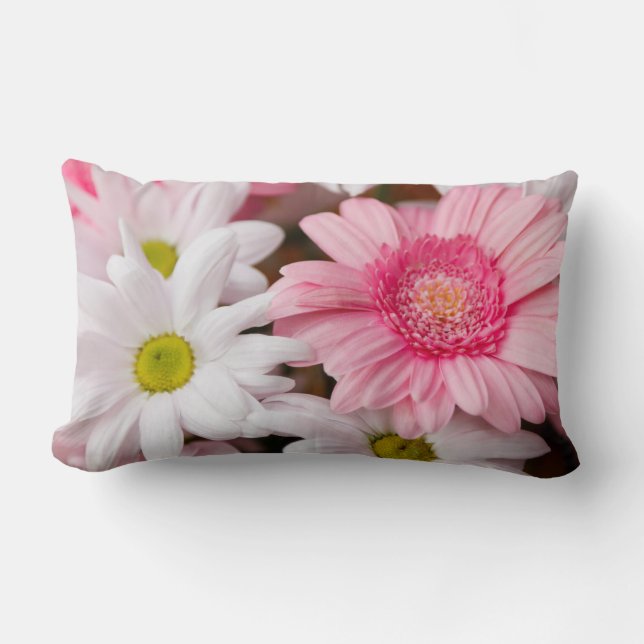 Throw Pillows - Daisy Gerbera Flowers (Front)
